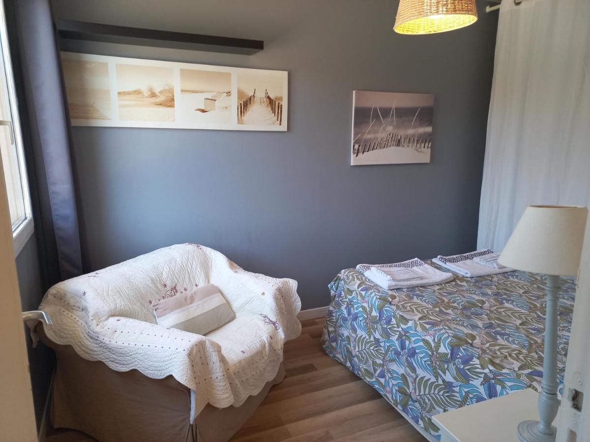 "L'Hippocampe", Climatise, 60 M2 , 2 Chambres, Tres Calme, Plage Des Sablettes Et Commerces A 3 Minutes A Pied, Wifi, Parking Gratuit, Lit King Size لا سين سور مير المظهر الخارجي الصورة