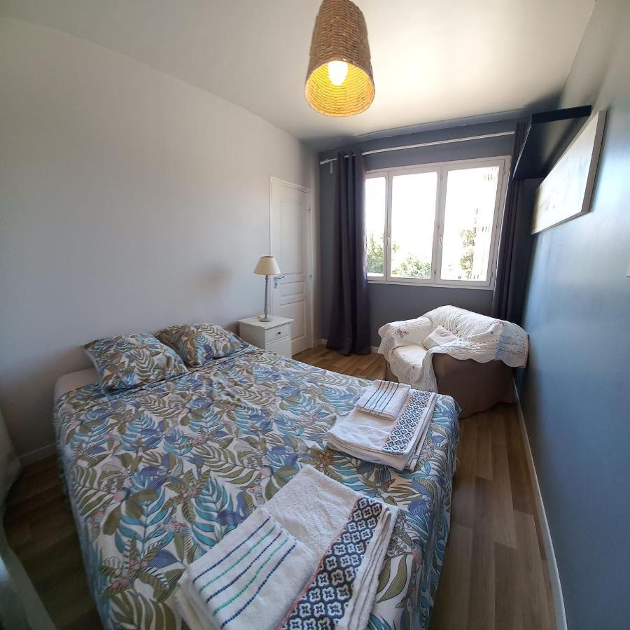 "L'Hippocampe", Climatise, 60 M2 , 2 Chambres, Tres Calme, Plage Des Sablettes Et Commerces A 3 Minutes A Pied, Wifi, Parking Gratuit, Lit King Size لا سين سور مير المظهر الخارجي الصورة